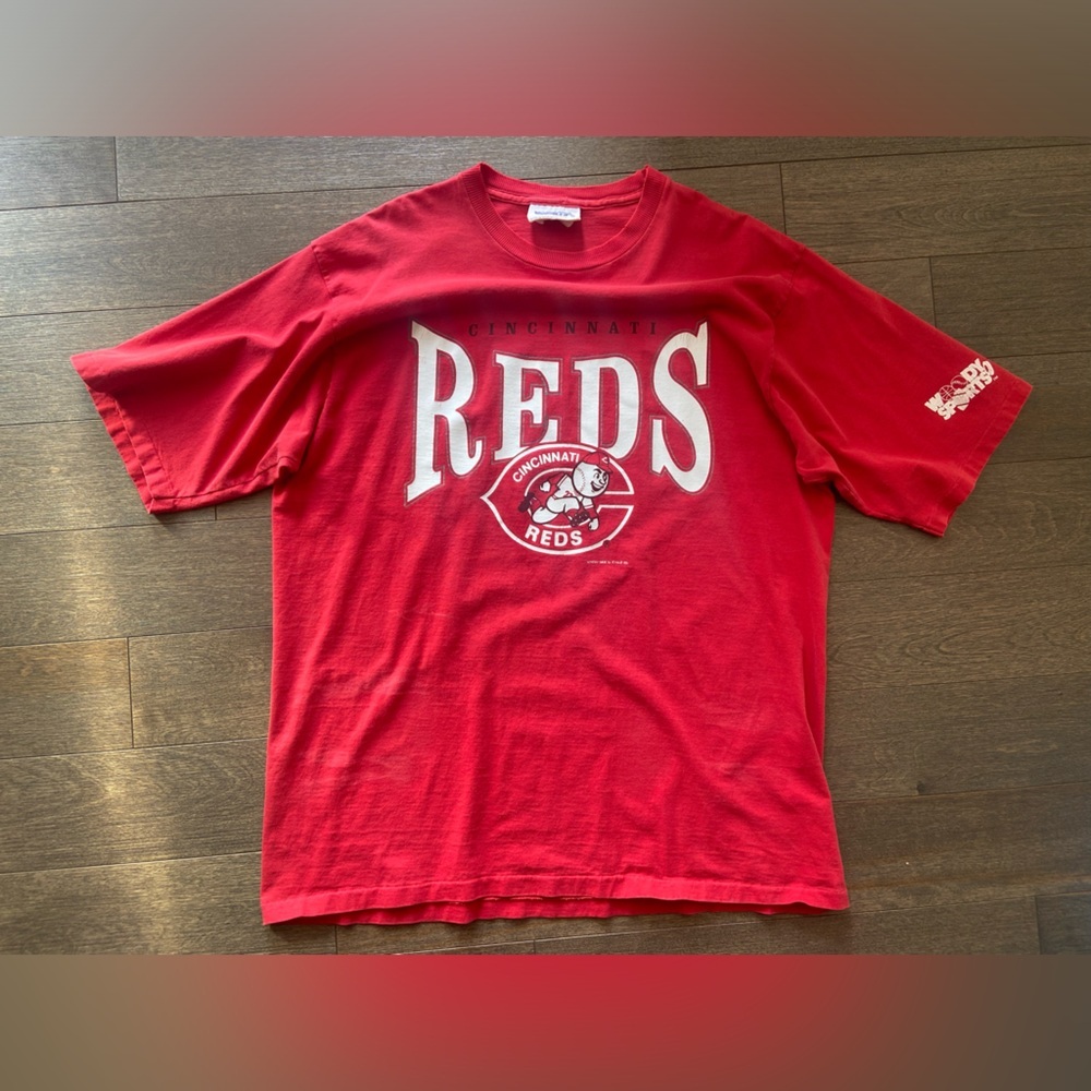 VINATGE 1991 MLB Cincinnati REDS woody sports‎ tee size XL